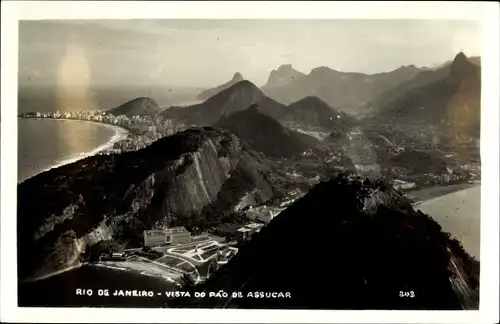 Foto Ak Rio de Janeiro Brasilien, Vista do Pao de Assucar