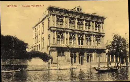 Ak Venezia Venedig Veneto, Palazzo Vendramin