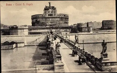 Ak Roma Rom Lazio, Castel S. Angelo