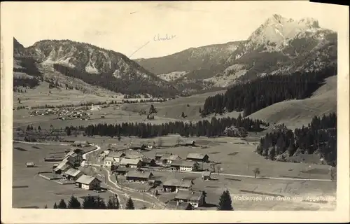 Ak Haldensee Grän in Tirol, Gesamtansicht