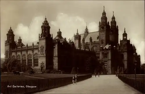Ak Glasgow Schottland, Art Galleries