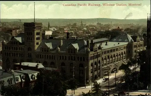 Ak Montreal Québec Kanada, Canadian Pacific Railway, Windsor Station