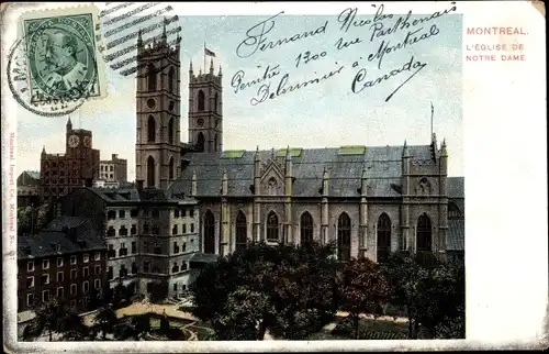 Ak Montreal Québec Kanada, L'Eglise de Notre Dame