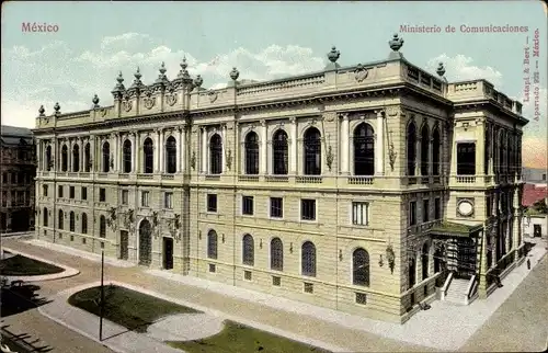 Ak Mexico City Mexiko Stadt, Ministerio de Comunicaciones