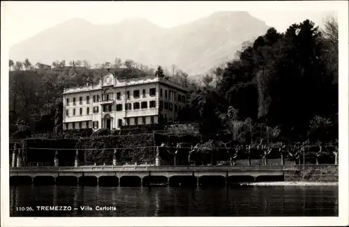 Ak Tremezzo Lago di Como Lombardia, Villa Carlotta