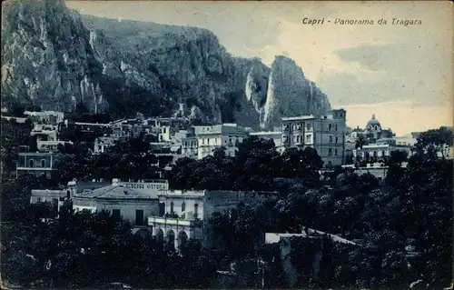 Ak Capri Neapel Campania, Panorama da Tragara