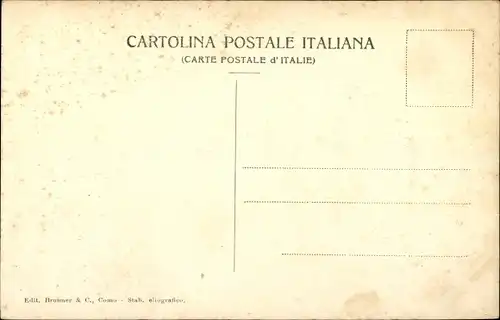 Ak Isola Bella Lago Maggiore Piemonte, Gesamtansicht