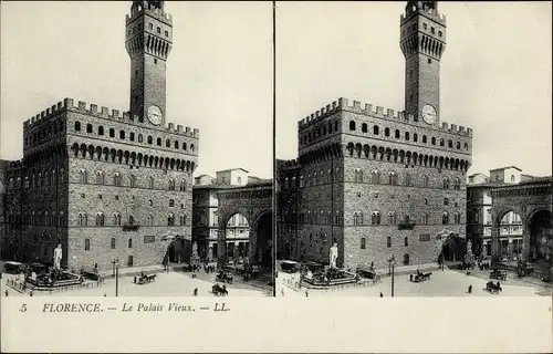 Stereo Ak Firenze Florenz Toscana, Le Palais Vieux