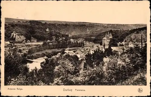 Ak Durbuy Wallonien Luxemburg, Panorama