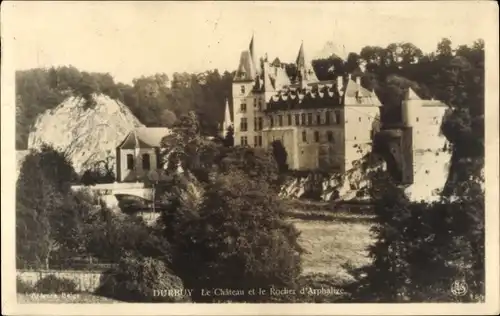 Ak Durbuy Wallonien Luxemburg, Schloss