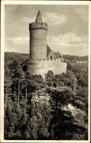 Ak Kokořín Kokorschin Region Mittelböhmen, Burg