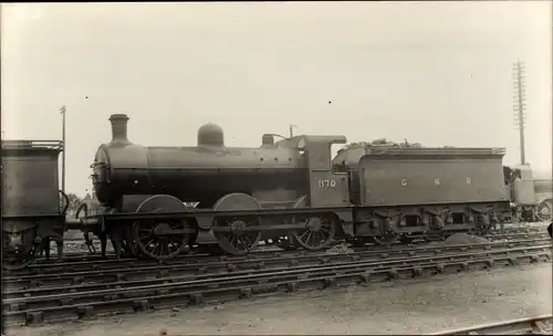 Foto Ak Britische Eisenbahn, Dampflok Nr. 1170, GNR