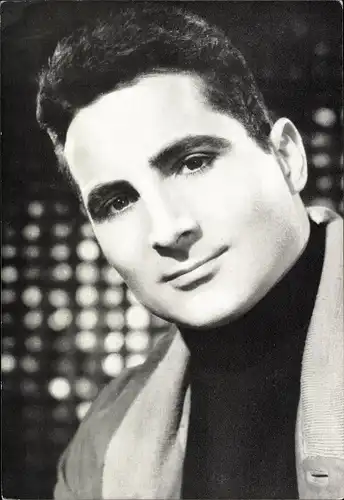 Ak Schlagersänger und Schauspieler Freddy Quinn, Portrait