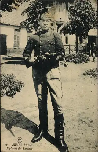 Ak Armee Belge, Regiment des Lanciers