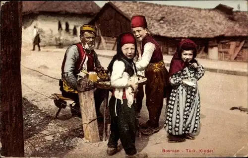 Ak Bosnien-Herzegowina, Türkische Tracht, Kinder