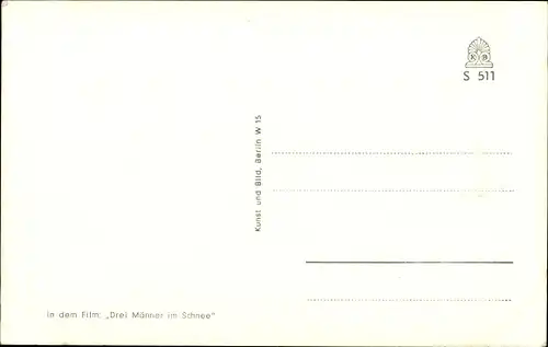 Ak Schauspieler Claus Biederstaedt, Portrait, Autogramm, Zigarette