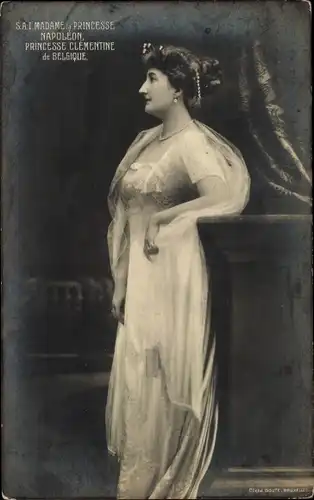 Ak La Princesse Napoleon, Princesse Clementine de Belgique