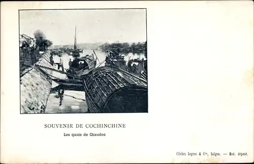 Ak Chaudoc Vietnam, Les quais