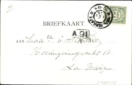 Ak President Paul Kruger op Hr. Ms. Oorlogsboot Gelderland