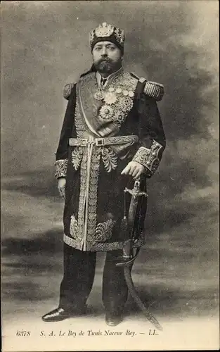 Ak Le Bey de Tunis, Naceur Bey, Muhammad V an-Nasir