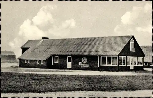 Ak Nordseebad Sankt Peter Ording, Evgl. Jugenderholungsdorf, Haus Kolumbus