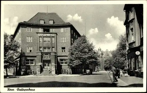 Ak Herne im Ruhrgebiet Westfalen, Stadtsparkasse