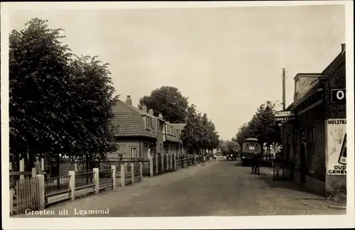 Ak Lexmond Leksmond Utrecht, Straßenpartie