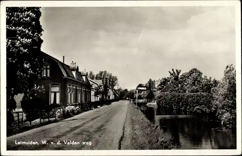 Ak Leimuiden Südholland, W. v. d. Velden weg