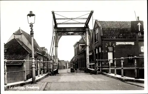 Ak Leiderdorp Südholland, Doesbrug