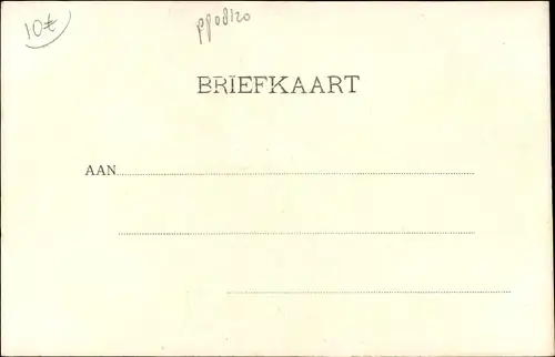 Ak Melissant Südholland, Voorstraat, Raadhuis