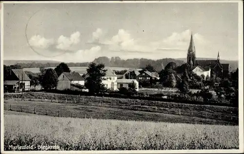 Ak Marienfeld Much Nordrhein Westfalen, Blick auf den Ort