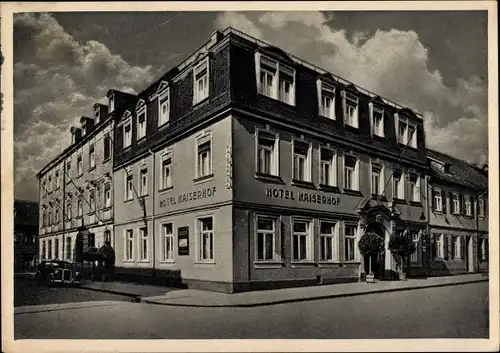 Ak Erlangen in Mittelfranken Bayern, Hotel Kaiserhof