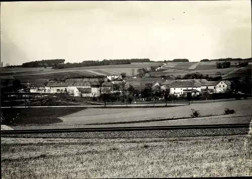 Foto Triptis in Thüringen, Ortsansicht, Bahnstrecke