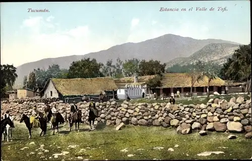 Ak Tucumán Argentinien, Estancia en el Valle de Tafi