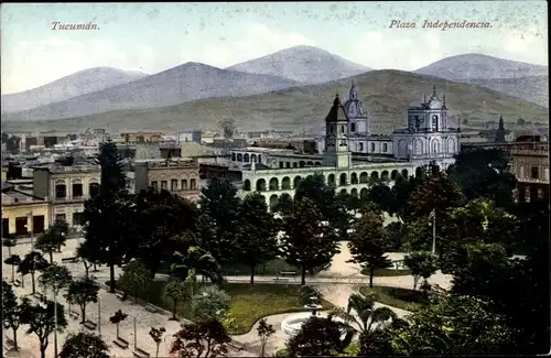 Ak Tucumán Argentinien, Plaza Independencia
