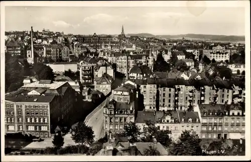 Ak Plauen im Vogtland, Panorama der Stadt