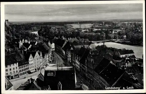 Ak Landsberg am Lech Oberbayern, Blick auf den Ort