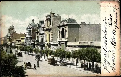 Ak Buenos Aires Argentinien, Avenida Collao, Straßenansicht