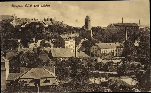 Ak Bautzen in der Oberlausitz, Blick nach Süden