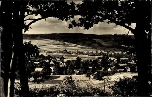 Ak Weifa Steinigtwolmsdorf Lausitz, Durchblick zum Ort, Sommerfrische