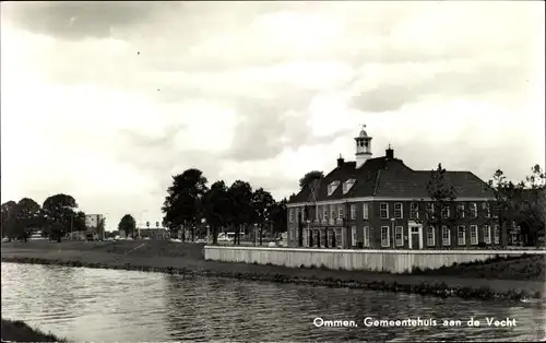 Ak Ommen Overijssel Niederlande, Geementehuis aan de Vecht