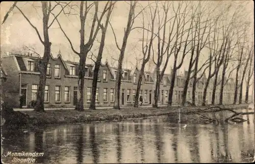 Ak Monnikendam Waterland Nordholland Niederlande, Singeltje