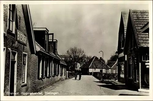Ak Wieringen Hollands Kroon Nordholland Niederlande, Elftstraat, Hippolytushoef
