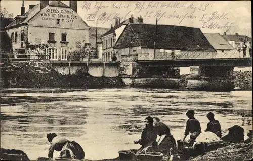 Ak Stempel Deutsche Feldpost 1. WK, 23. K.S. Res. Div., Reserve-Feldartillerie-Div. 23 1. Abt.