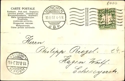 Passepartout Ak München, Siegestor