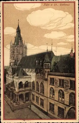 Ak Köln am Rhein, Rathaus