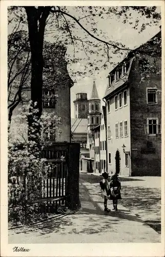 Ak Zittau in Sachsen, An der Pfarrstraße, Kinder