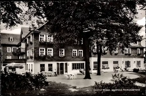 Ak Schmallenberg im Hochsauerland, Jagdhaus Wiese, Gasthof