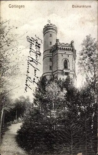 Ak Göttingen in Niedersachsen, Bismarckturm