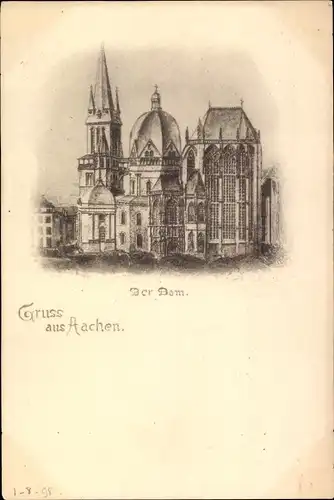 Ak Aachen in Nordrhein Westfalen, Der Dom